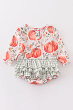 Pumpkin print girl bubble - ARIA KIDS
