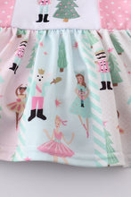 Pink nutcraker embroidery girl bloomer set - ARIA KIDS