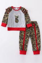 Camouflage print deer applique girl set - ARIA KIDS