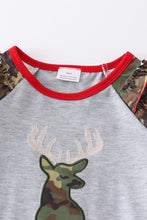 Camouflage print deer applique girl set - ARIA KIDS