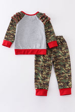 Camouflage print deer applique girl set - ARIA KIDS