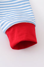 Stripe deer french knot baby boy bubble