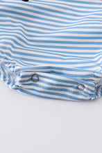 Stripe deer french knot baby boy bubble