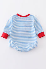 Stripe deer french knot baby boy bubble