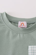 Green gingham boy set - ARIA KIDS