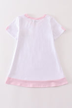 White mermaid embroidery cover up mom & me - ARIA KIDS