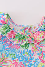 Pink tropical floral girl set - ARIA KIDS