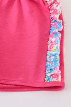 Pink tropical floral girl set - ARIA KIDS