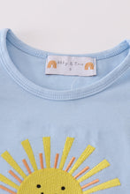 Blue you are my sunshine applique girl dress - ARIA KIDS