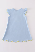 Blue you are my sunshine applique girl dress - ARIA KIDS
