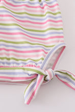 Blue bow applique girl set - ARIA KIDS