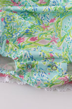Meadow breeze print girl ruffle bubble - ARIA KIDS