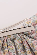 Pink floral print hair sailor bow - ARIA KIDS