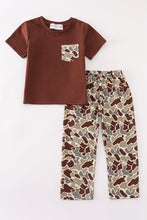 Brown camouflage boy set - ARIA KIDS
