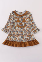 Halloween camouflage applique ruffle dress - ARIA KIDS