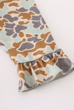Halloween camouflage applique ruffle dress - ARIA KIDS