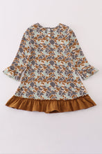 Halloween camouflage applique ruffle dress - ARIA KIDS