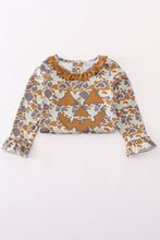 Halloween camouflage applique ruffle dress - ARIA KIDS