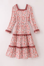 Fall floral print mom&me dress - ARIA KIDS