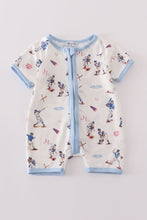 Baseball print boy romper - ARIA KIDS
