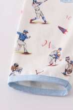 Baseball print boy romper - ARIA KIDS