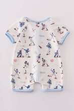 Baseball print boy romper - ARIA KIDS