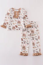 Noah's Ark animal print girl set - ARIA KIDS