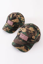 Camouflage flag vintage baseball cap mom & me - ARIA KIDS