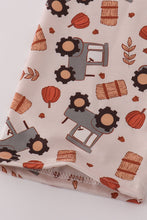 Yellow tractor french knot pants set - ARIA KIDS