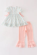 Pink pumpkin print girl set - ARIA KIDS