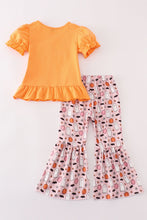 Orange halloween ghost pumpkin girl set - ARIA KIDS