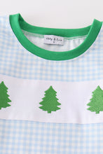 Green christmas tree applique boy pants set - ARIA KIDS