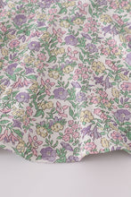 Purple floral print pants set - ARIA KIDS