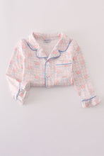 Pink floral print ruffle pajamas set - ARIA KIDS