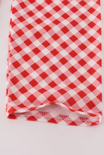 Red farm smocked pants set - ARIA KIDS
