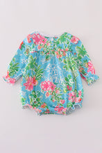 Green floral character applique bubble - ARIA KIDS