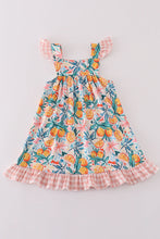 Citrus Bloom print girl dress - ARIA KIDS