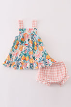 Citrus Bloom print girl bloomer set - ARIA KIDS
