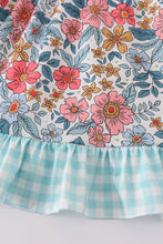 Garden blossom print girl dress - ARIA KIDS