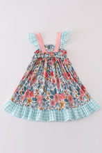 Garden blossom print girl dress - ARIA KIDS