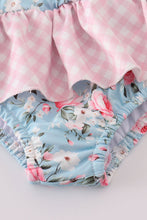 Petal perfection print 2pc girl swimsuit - ARIA KIDS