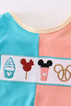 Multicolored character embroidery girl bloomer set - ARIA KIDS