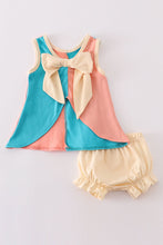 Multicolored character embroidery girl bloomer set - ARIA KIDS