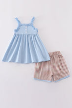 Blue baseball applique set - ARIA KIDS