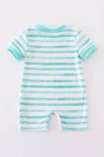 Chicken embroidery stripe romper - ARIA KIDS