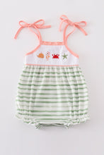 Marine creature embroidery stripe bubble - ARIA KIDS
