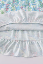 Tropical rainforest plant print dress - ARIA KIDS