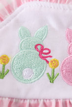 Pink bunny embroidery bubble - ARIA KIDS