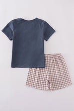 Blue he is risen embroidery boy set - ARIA KIDS