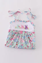 Floral bunny embroidery dress - ARIA KIDS